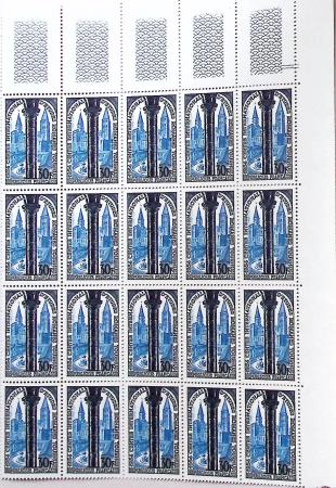 1930-1982 Ensemble de feuilles très bien conservées