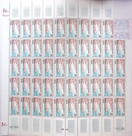 1930-1982 Ensemble de feuilles très bien conservées