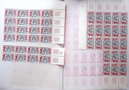 1930-1982 Ensemble de feuilles très bien conservées