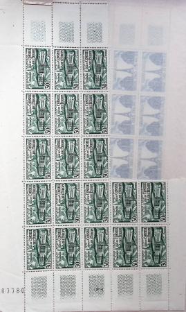 1930-1982 Ensemble de feuilles très bien conservées