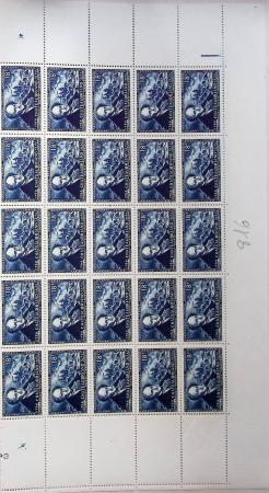1930-1982 Ensemble de feuilles très bien conservées
