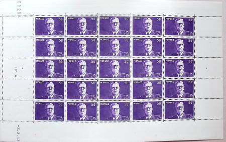 1930-1982 Ensemble de feuilles très bien conservées