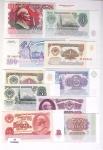 Collection de 4 classeurs de BILLETS DE BANQUE du monde