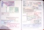 Collection de 4 classeurs de BILLETS DE BANQUE du monde