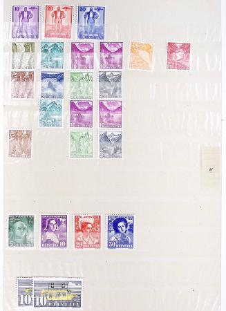SUISSE 1854-2004 Collection de neufs et d'oblitérés