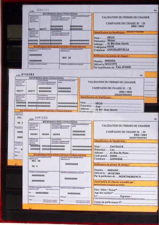 1876-2004 FISCAUX - CHASSE : Très belle collection