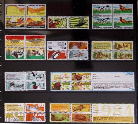 1876-2004 FISCAUX - CHASSE : Très belle collection