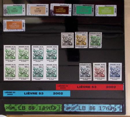 1876-2004 FISCAUX - CHASSE : Très belle collection