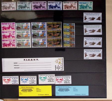 1876-2004 FISCAUX - CHASSE : Très belle collection