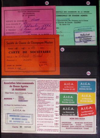1876-2004 FISCAUX - CHASSE : Très belle collection