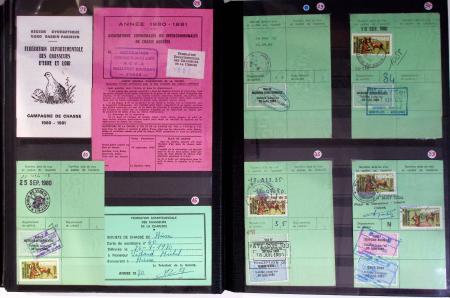 1876-2004 FISCAUX - CHASSE : Très belle collection