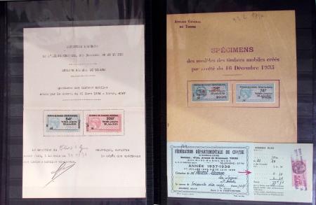 1876-2004 FISCAUX - CHASSE : Très belle collection