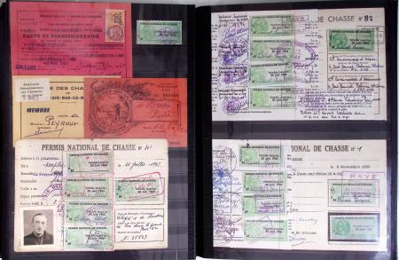 1876-2004 FISCAUX - CHASSE : Très belle collection