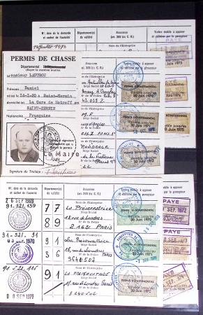 1876-2004 FISCAUX - CHASSE : Très belle collection