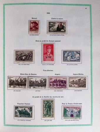1960-2016, Collection de France en 6 classeurs, commençant