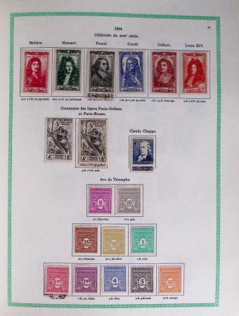 1960-2016, Collection de France en 6 classeurs, commençant