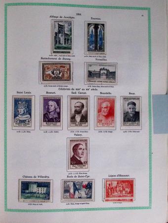 1960-2016, Collection de France en 6 classeurs, commençant