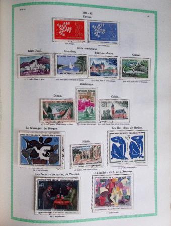 1960-2016, Collection de France en 6 classeurs, commençant