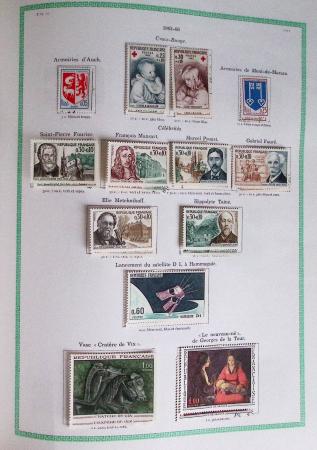 1960-2016, Collection de France en 6 classeurs, commençant
