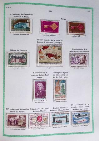 1960-2016, Collection de France en 6 classeurs, commençant