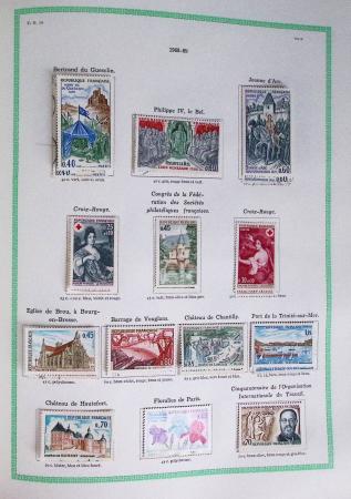 1960-2016, Collection de France en 6 classeurs, commençant
