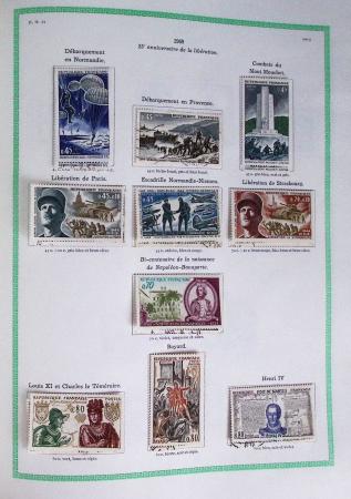 1960-2016, Collection de France en 6 classeurs, commençant