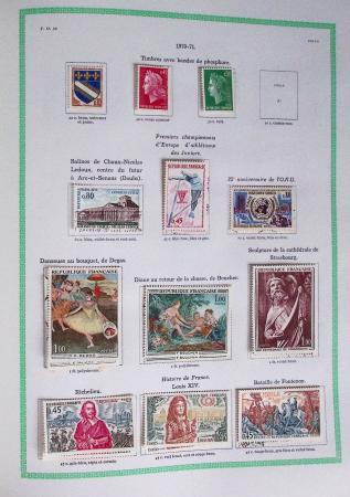 1960-2016, Collection de France en 6 classeurs, commençant