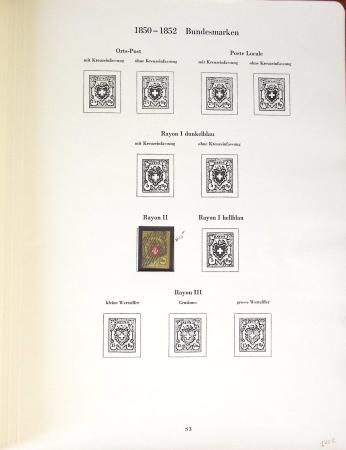 1850-1952, Comprehensive collections of Switzerland