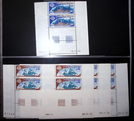 1970-1999 Collection en 4 albums de timbres neufs en