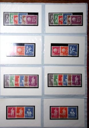 1860-1990 Small all-world estate in seven stockbooks