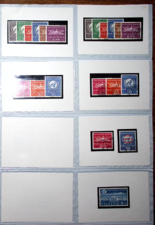 1860-1990 Small all-world estate in seven stockbooks