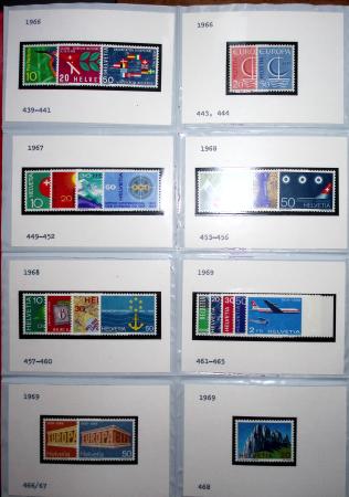 1860-1990 Small all-world estate in seven stockbooks