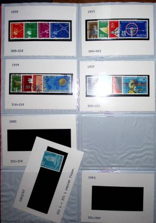 1860-1990 Small all-world estate in seven stockbooks