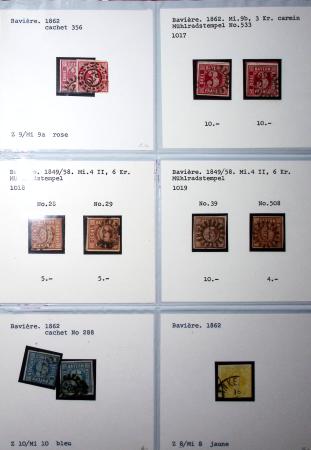 1860-1990 Small all-world estate in seven stockbooks