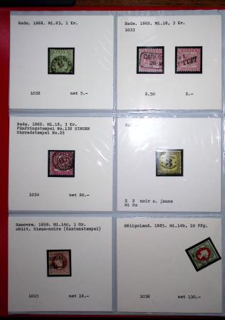 1860-1990 Small all-world estate in seven stockbooks