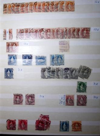 1860-1990 Small all-world estate in seven stockbooks