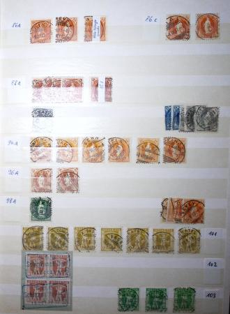 1860-1990 Small all-world estate in seven stockbooks