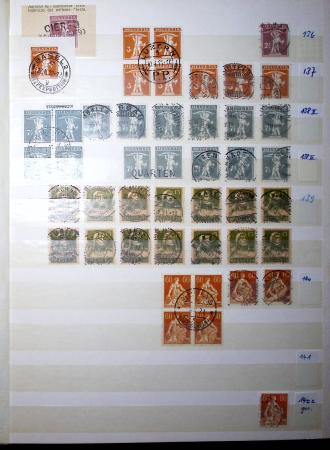 1860-1990 Small all-world estate in seven stockbooks