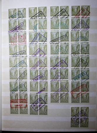 1860-1990 Small all-world estate in seven stockbooks