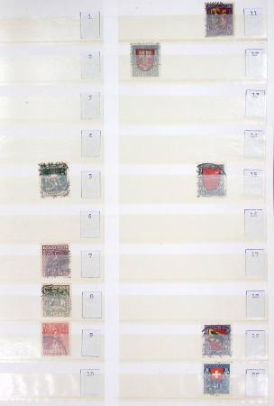 1860-1990 Small all-world estate in seven stockbooks