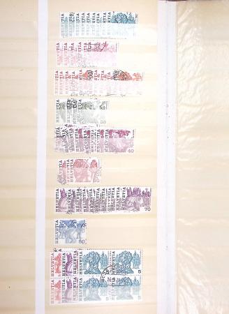 1860-1990 Small all-world estate in seven stockbooks