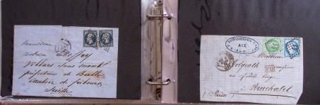1862-2009 Collection en sept classeurs montrant une