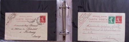 1862-2009 Collection en sept classeurs montrant une
