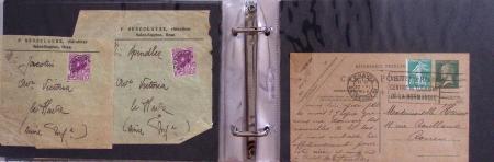 1862-2009 Collection en sept classeurs montrant une
