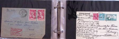 1862-2009 Collection en sept classeurs montrant une