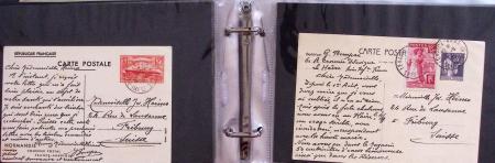 1862-2009 Collection en sept classeurs montrant une