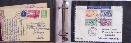 1862-2009 Collection en sept classeurs montrant une