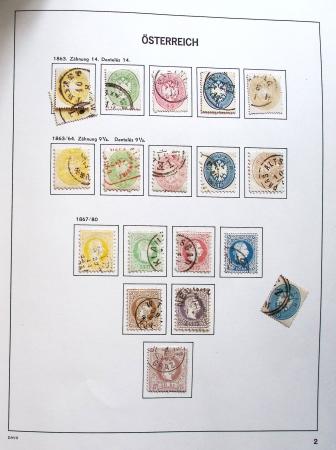 1850-2009, Collections en albums Davo de divers pays