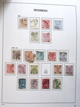 1850-2009, Collections en albums Davo de divers pays
