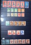 1850-1974 Collection de neufs et d'oblitérés en quatre